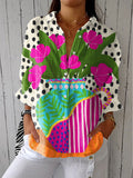 Amara | Blouse with Floral Design