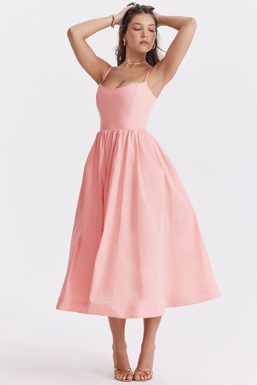 Estelle | Elegant Midi Corset Dress for Summer
