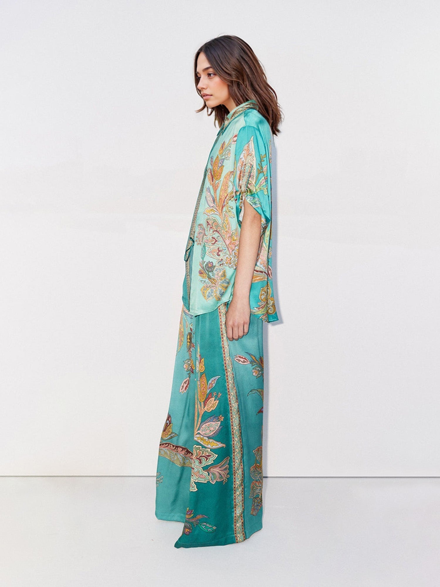 Emerald Wide Leg Pants