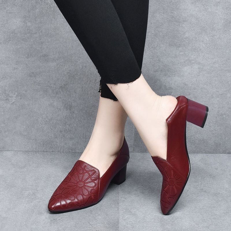 Broderin | Floral Embellished Pump Shoes
