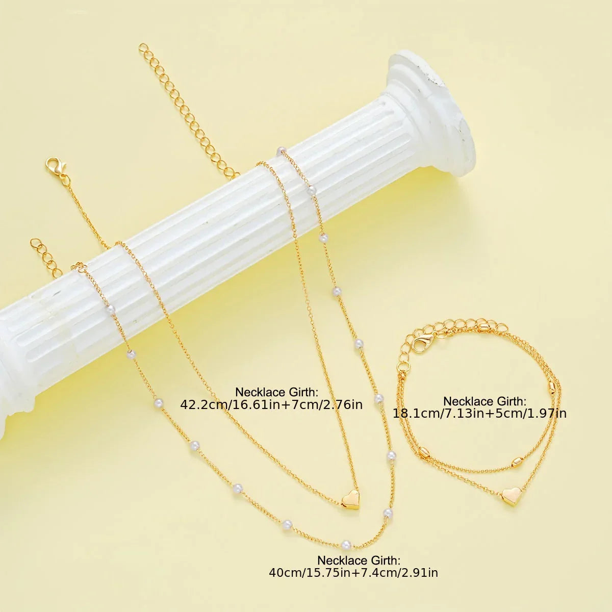 Elegant Minimalist Collar and Bracelet Set