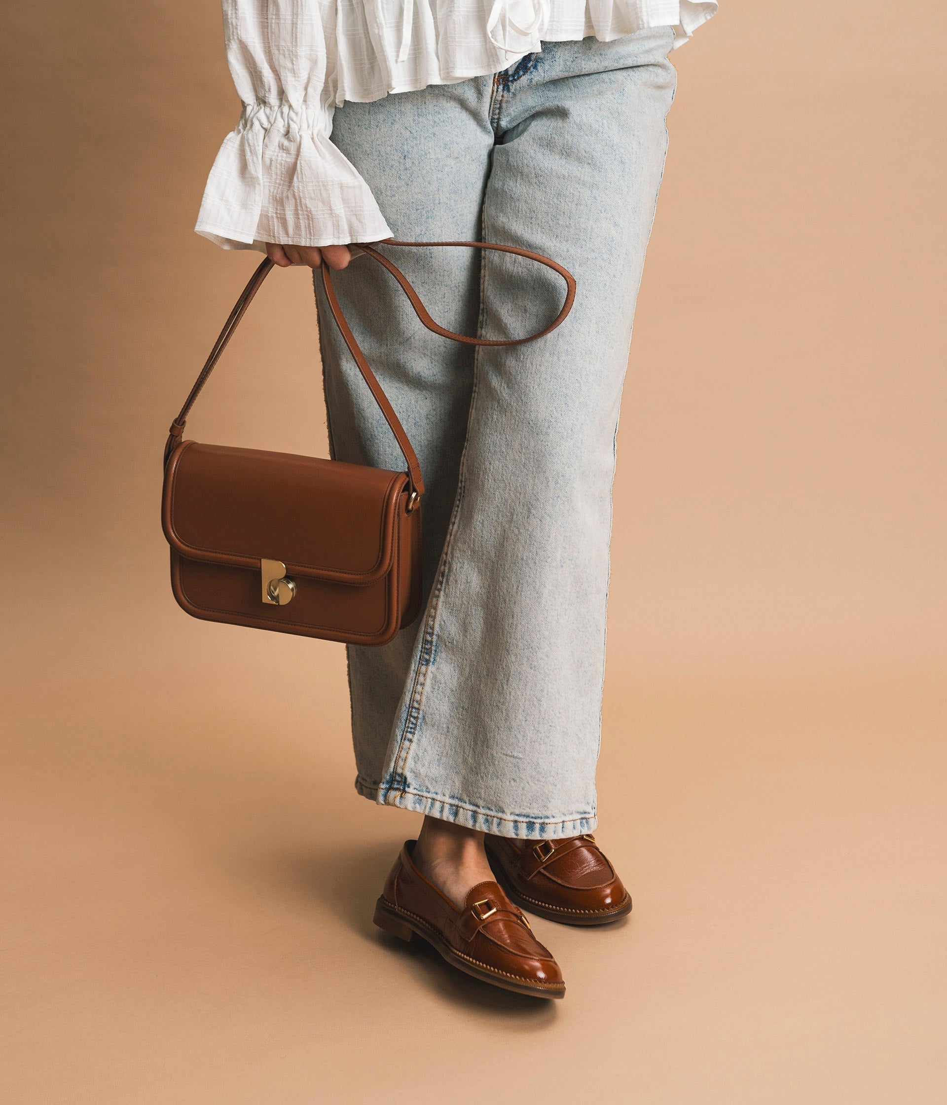 Elena Moccasin Brown