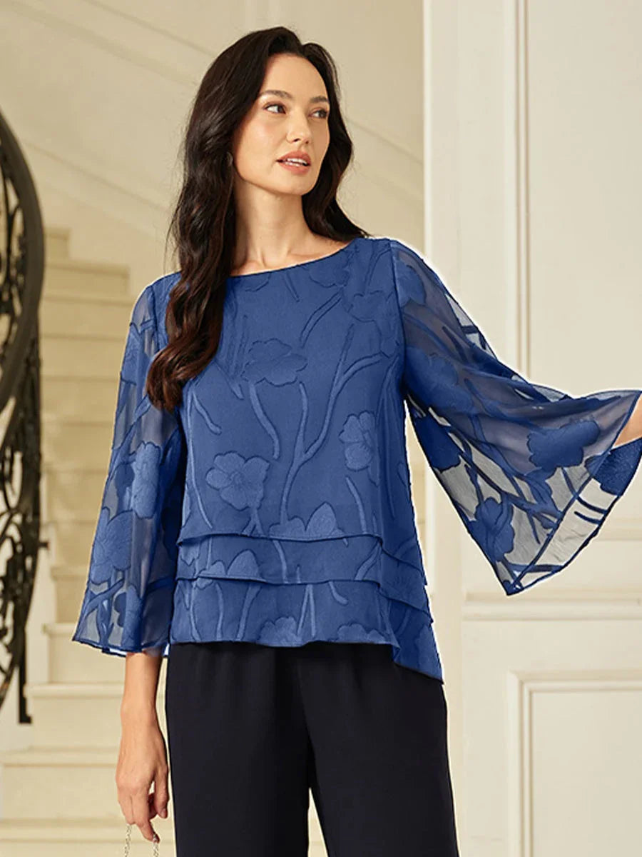 Floral Chiffon Blouse