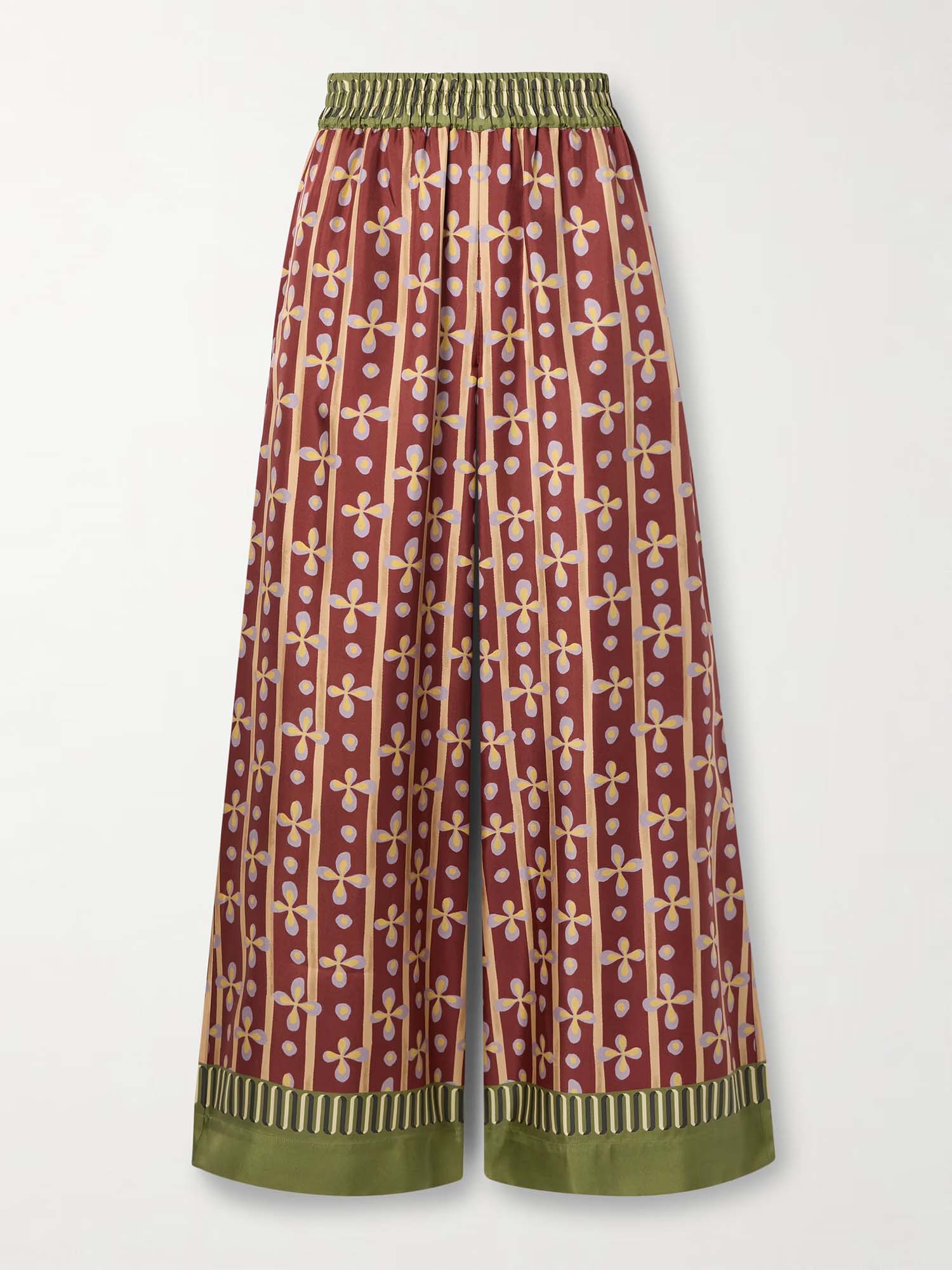 Bohemian Graphic Wide Leg Pants