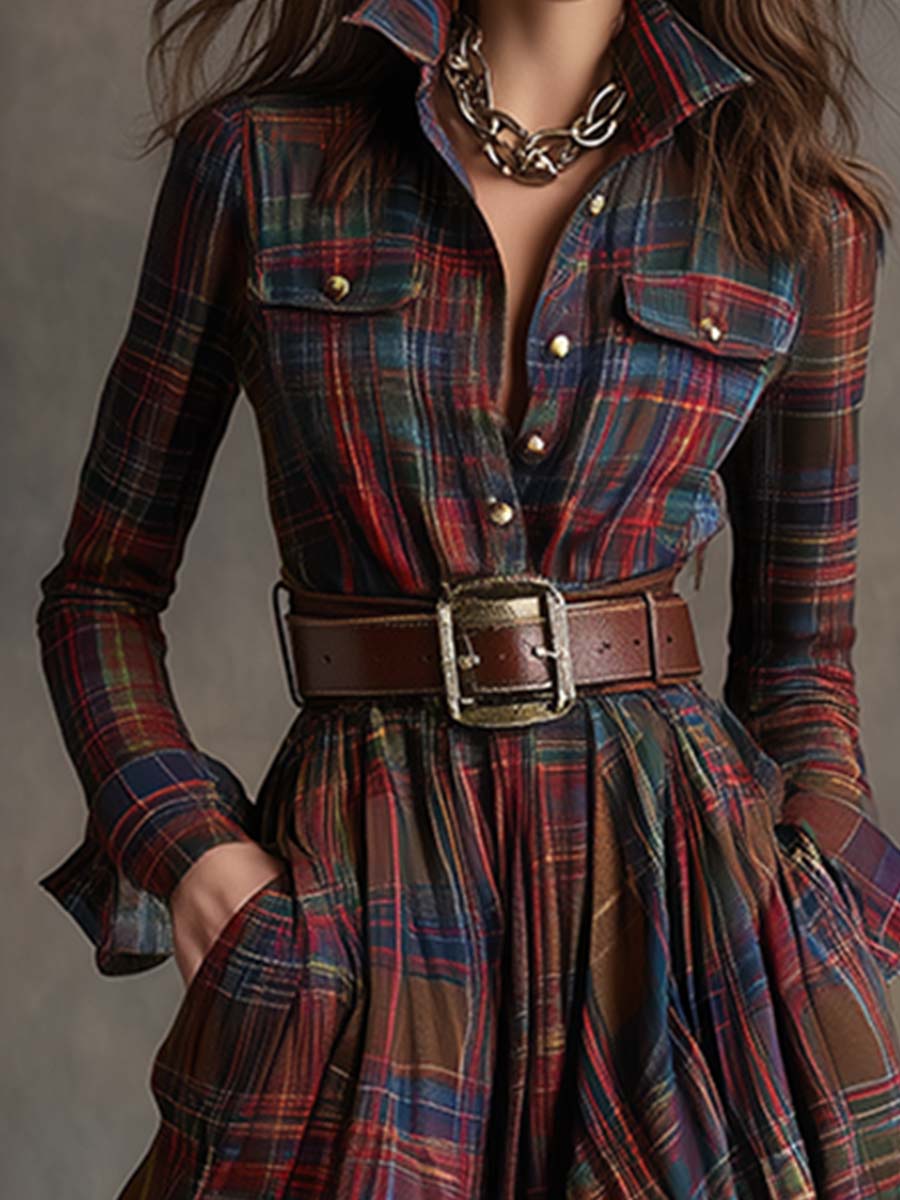 Scarlett | Shirt Dress with Belt