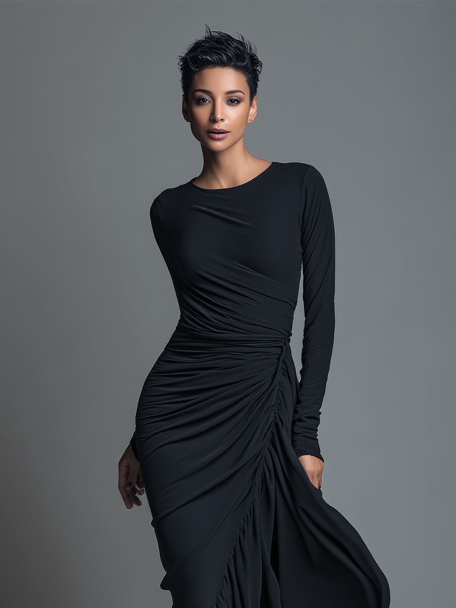 Elegant Black Maxi Dresses for Women MDA1541H1I