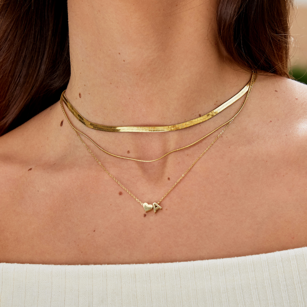 Timeless Head Bracelet with Heart-Shaped Pendant