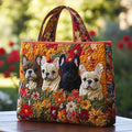 Frenchie Garden | Handmade Quilted Bag