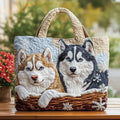 Friends for Winter | Handcrafted Quilt Bag