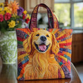 Golden Companion | Handmade Quilted Bag