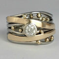 Gold Ring with Inlay™ – Vintage Sparkle