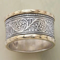 Vintage Ring Made of Gold and Silver