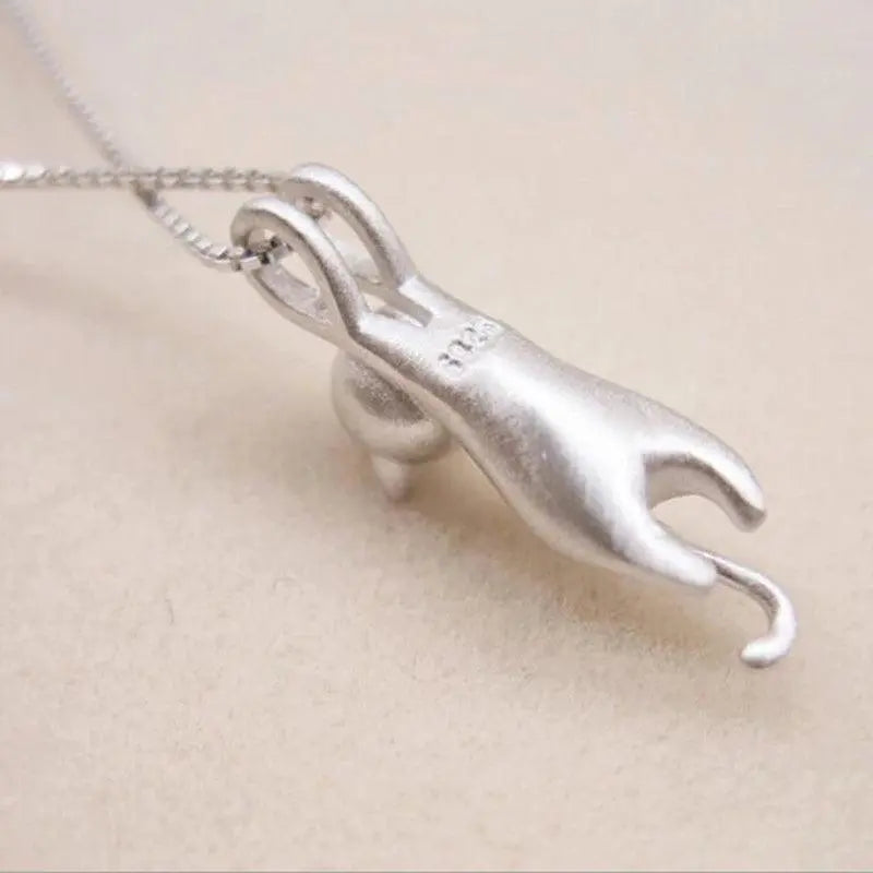 Funny Collar with 925 Silver Pendant