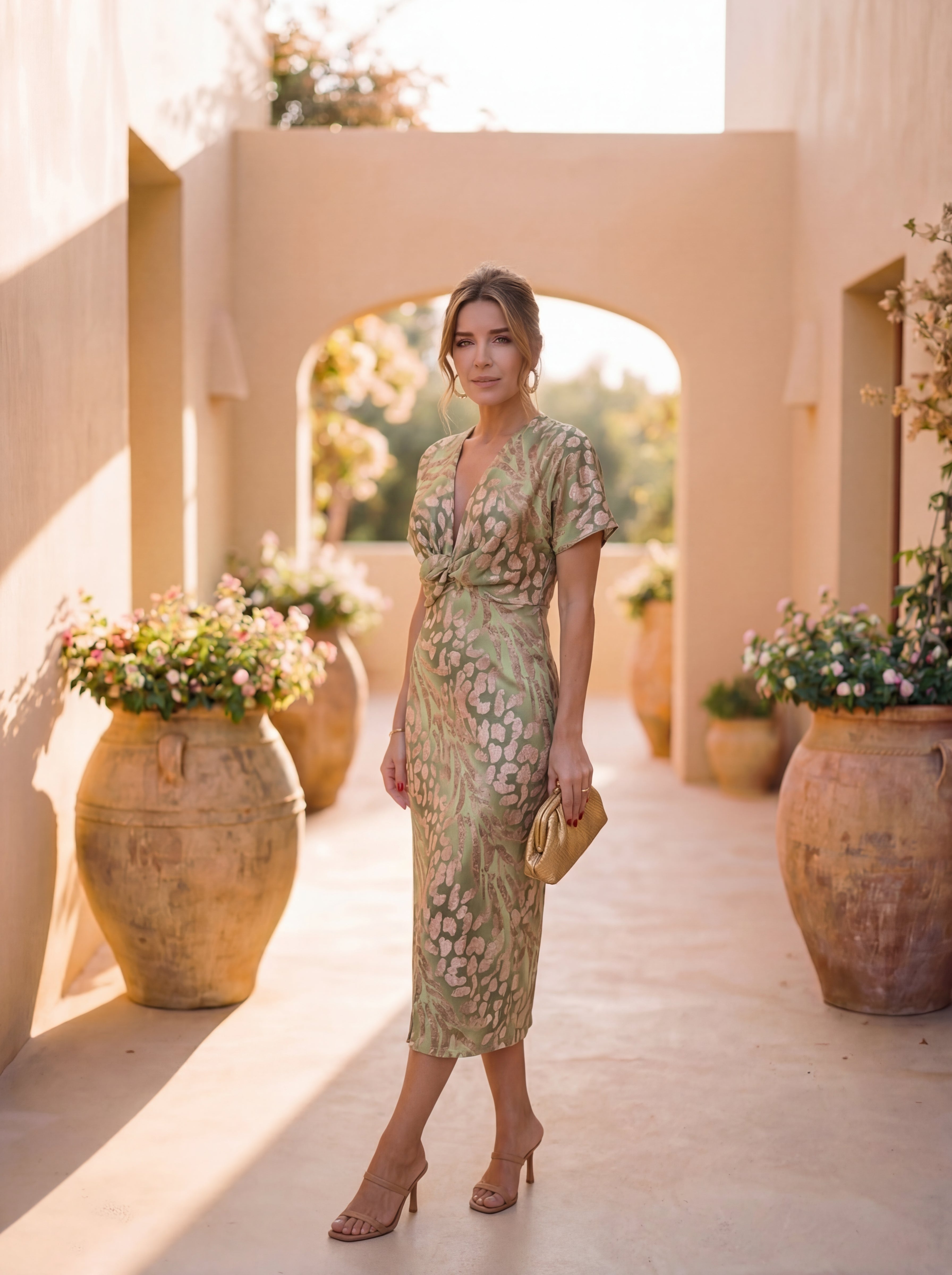 Julia – Elegant Dress Made of Light and Flowing Fabric