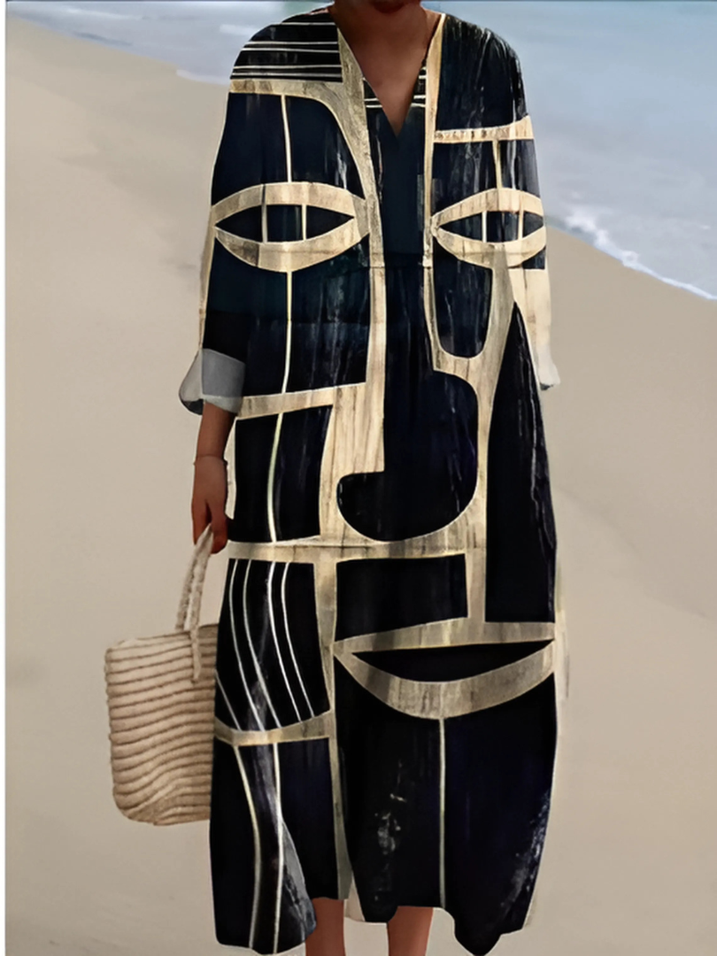 Luna Prisma Print Dresses