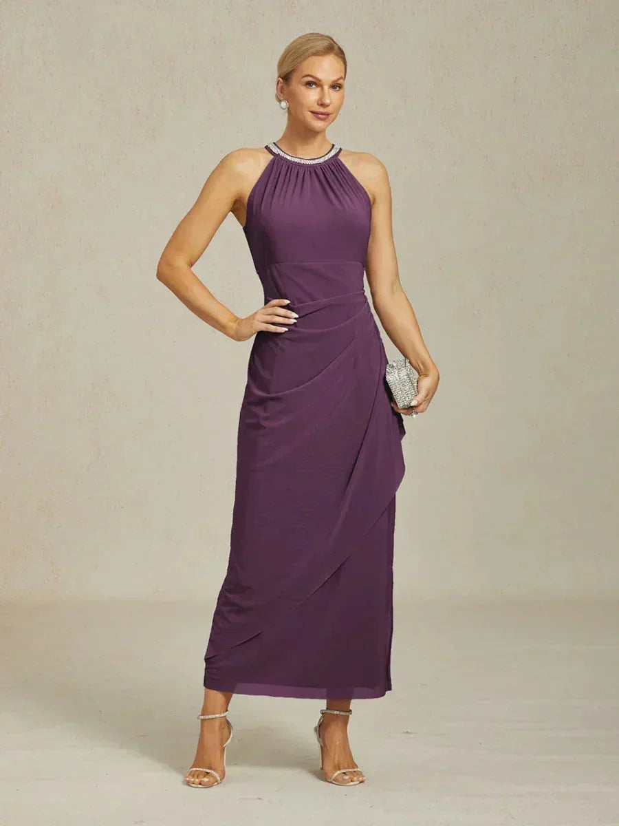 Elegant Maxi Dresses with Pearls and Ruffle Details