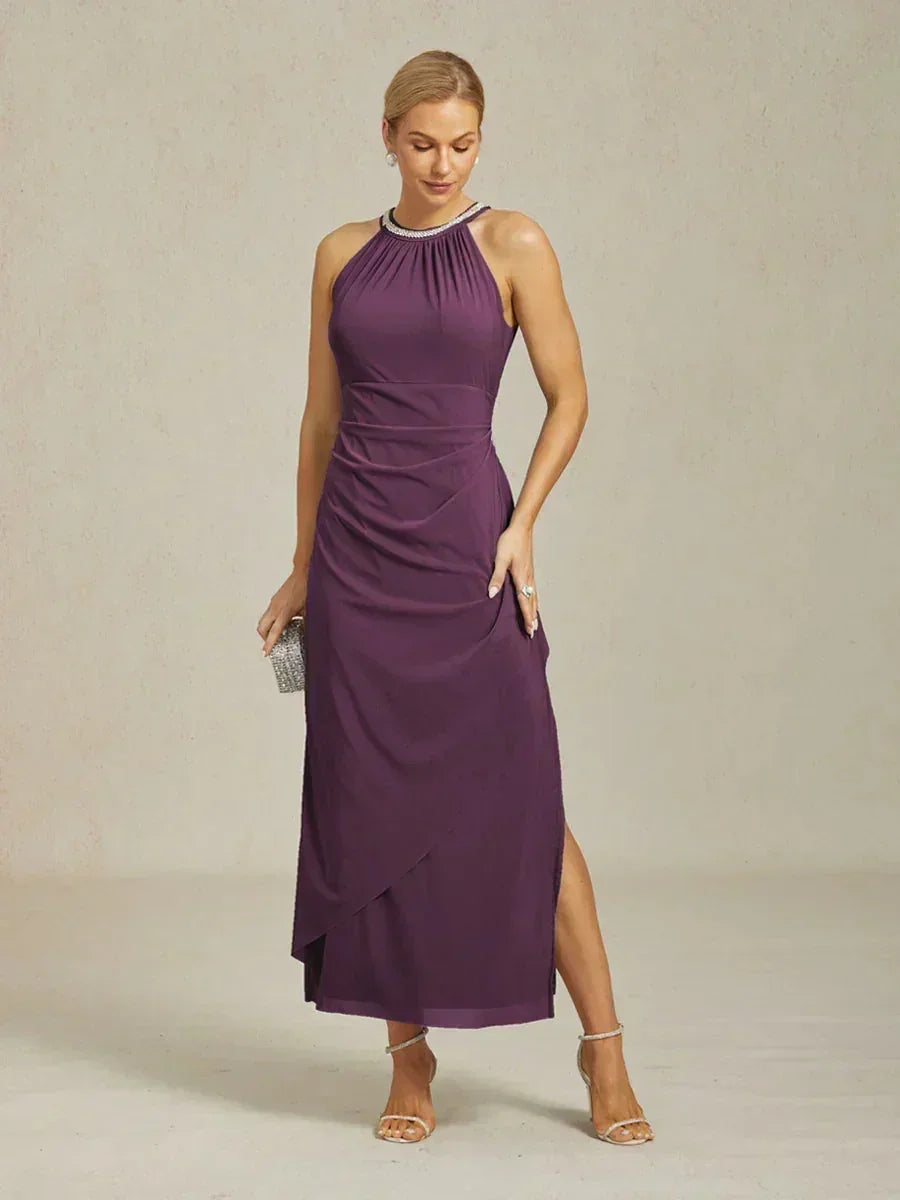 Elegant Maxi Dresses with Pearls and Ruffle Details