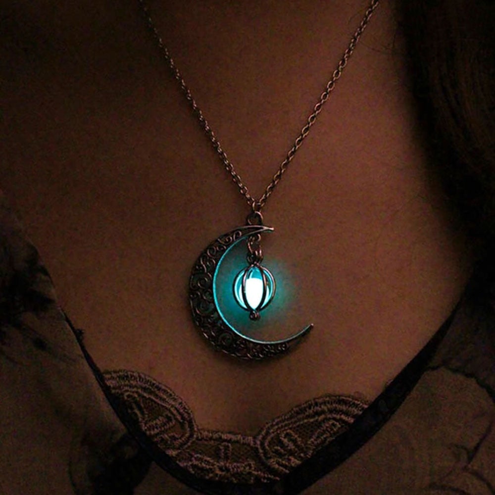 Glow-in-the-Dark Moon Pendant