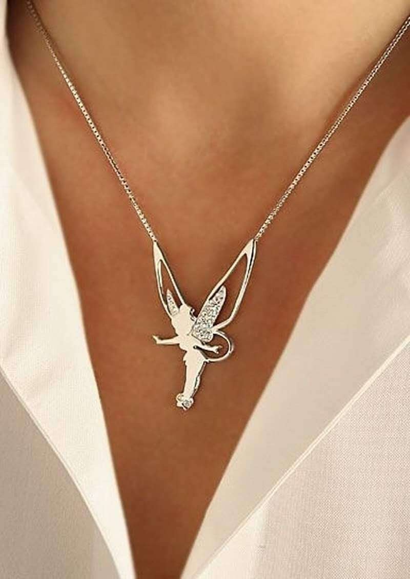Fairy Pendant in Gold