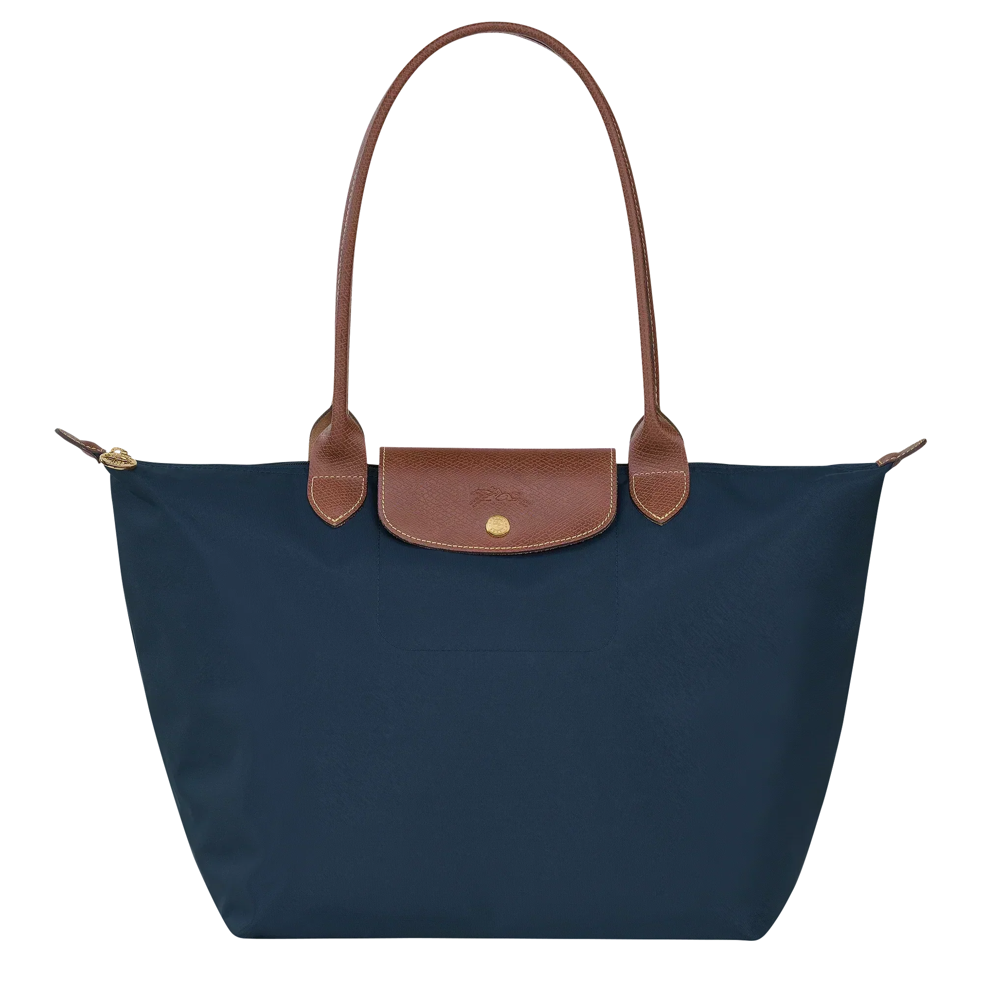 Longchamp - Large Le Pliage Bag, navy