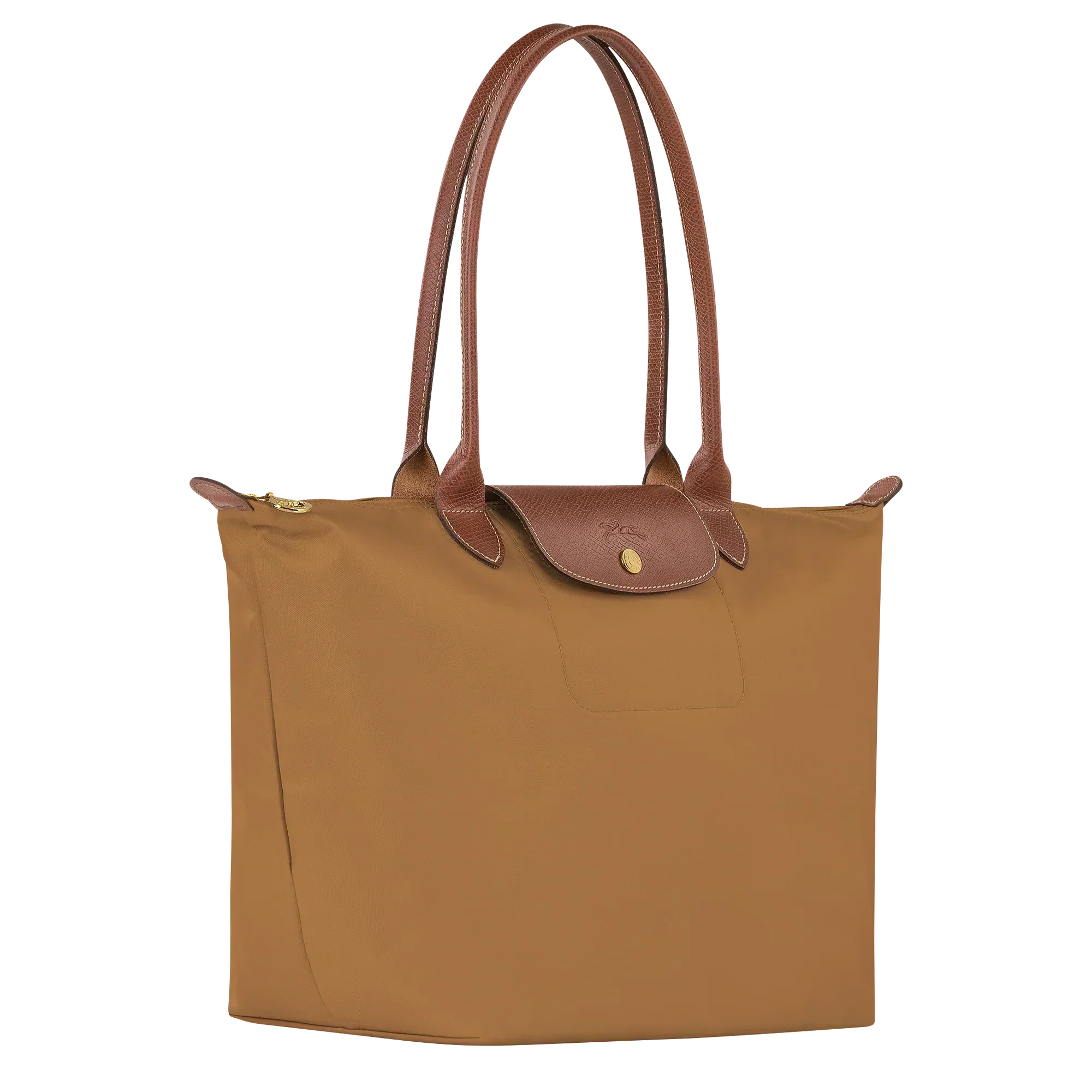 Longchamp - Large Le Pliage Bag, Brown