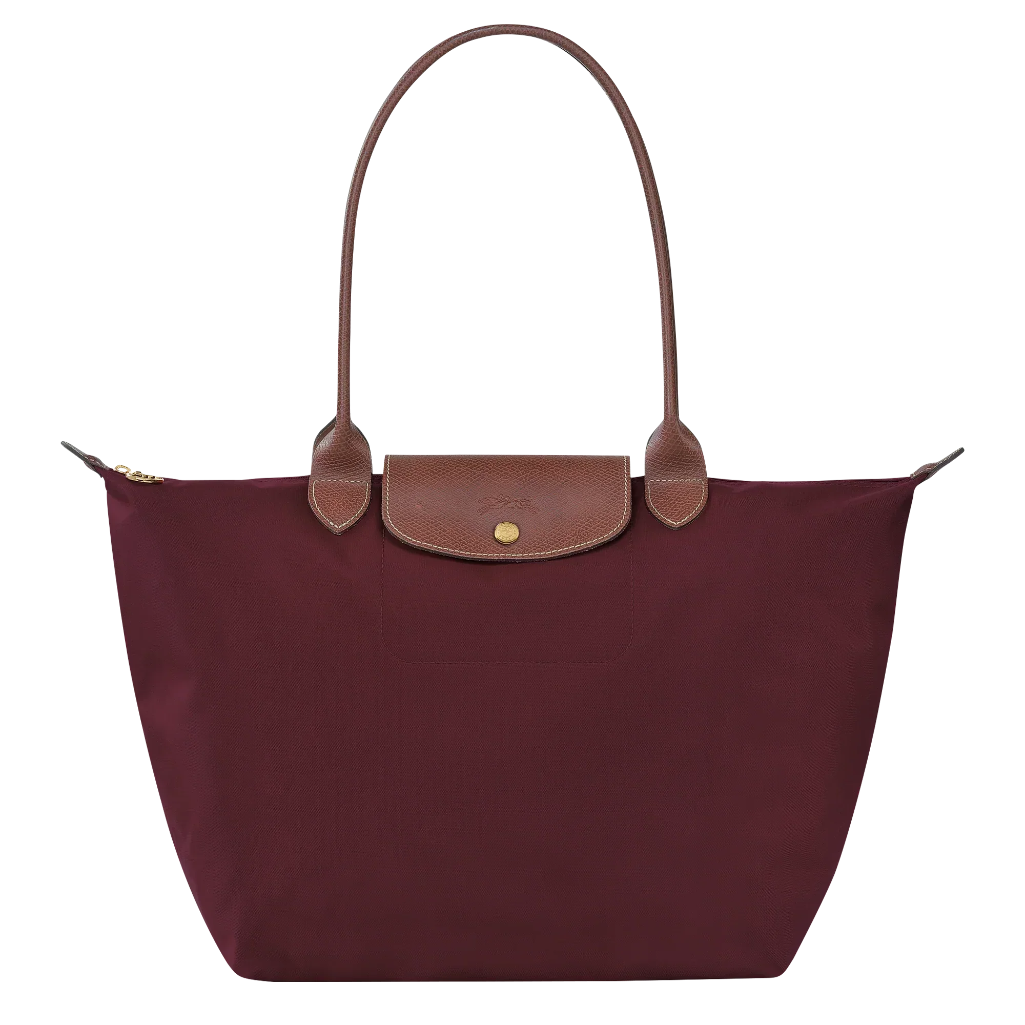 Longchamp - Large Le Pliage Bag, Bordeaux