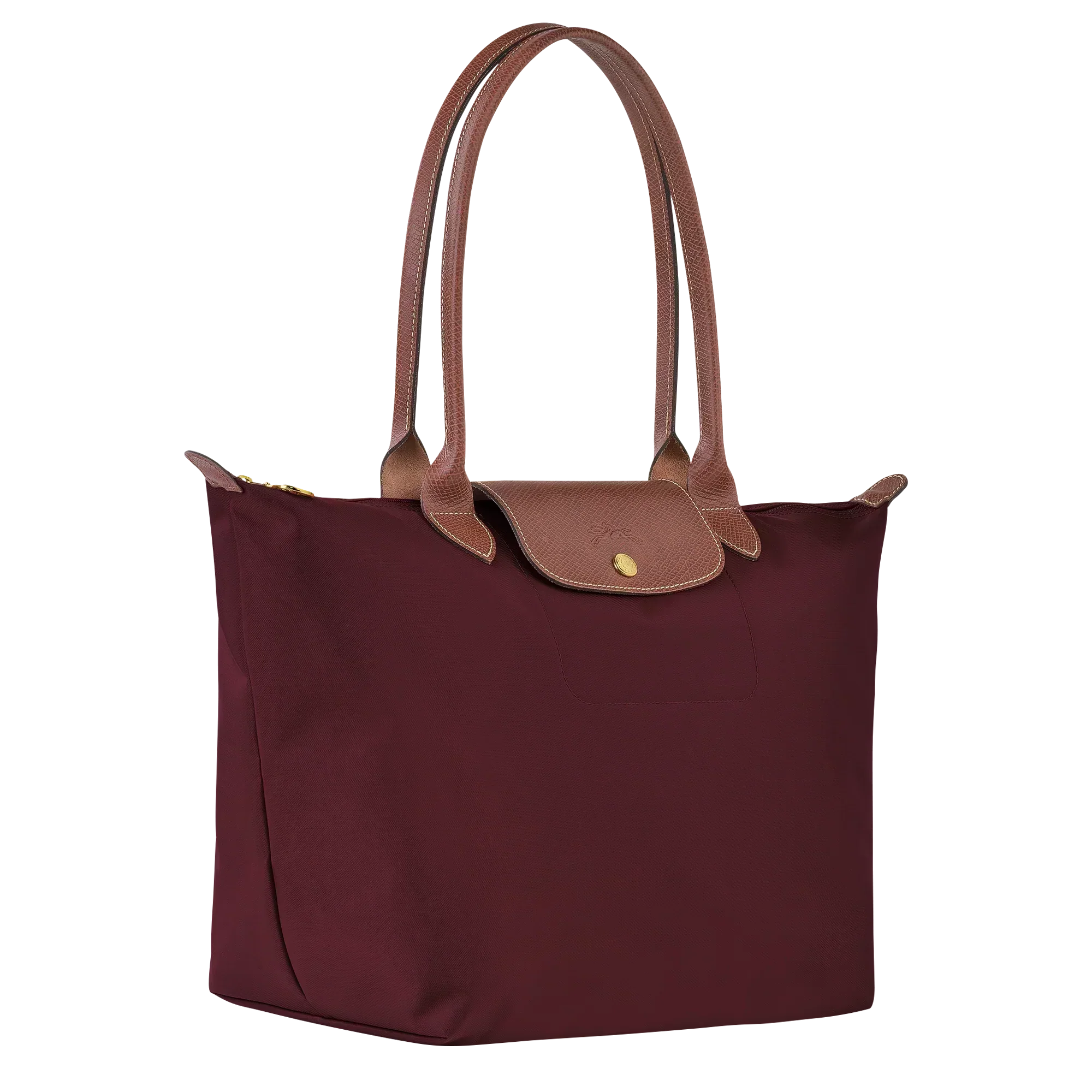 Longchamp - Large Le Pliage Bag, Bordeaux
