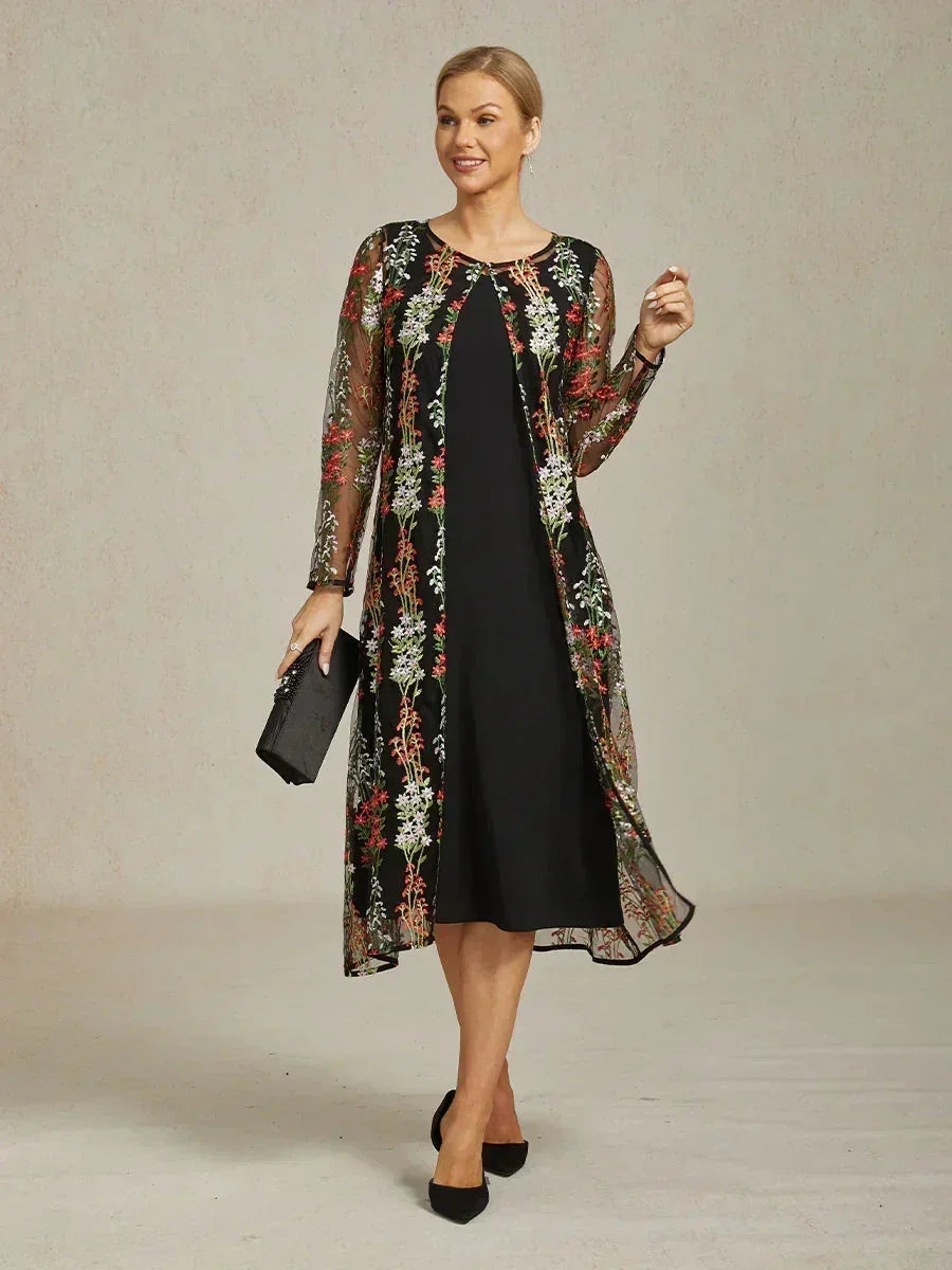 Vintage Sequin Jacket Dress