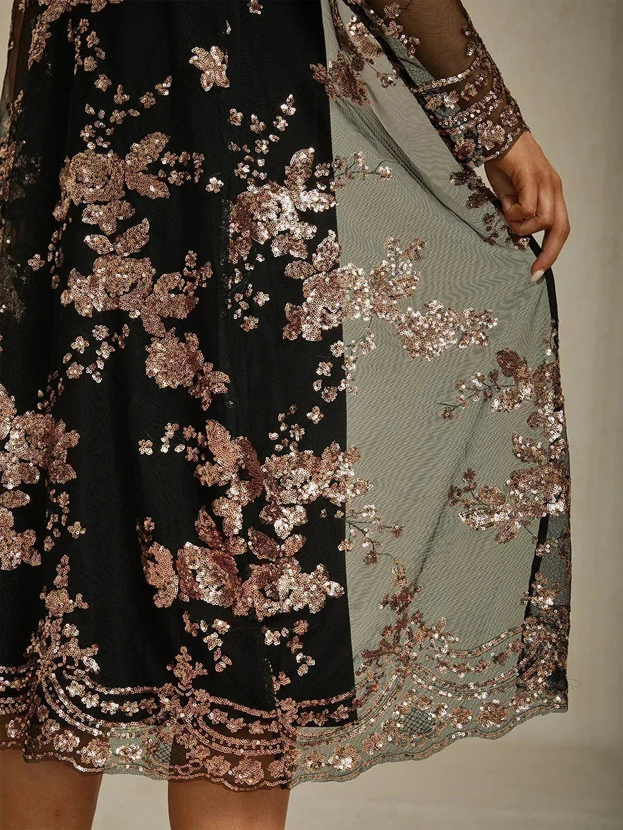 Vintage Sequin Jacket Dress