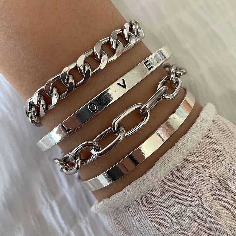 Allan Mercer Bracelet in White Gold