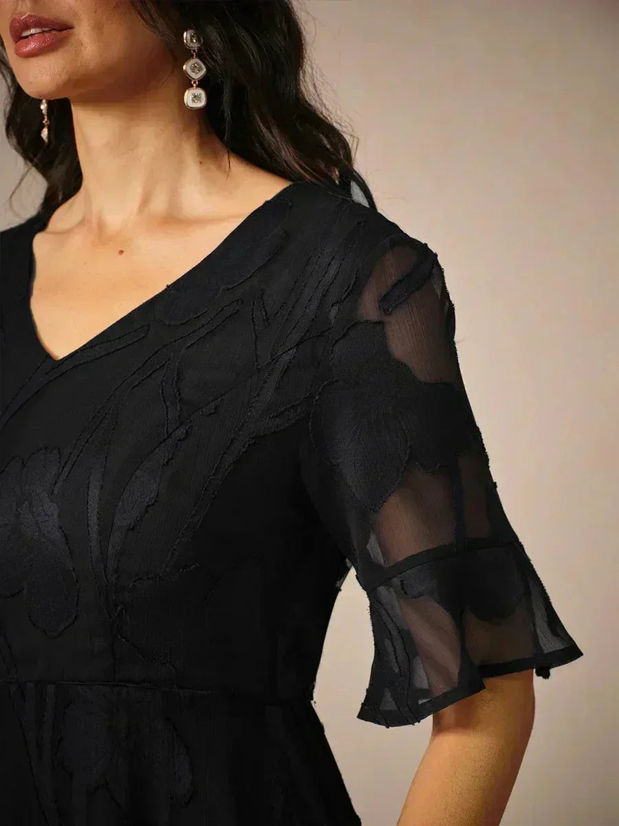 Maxi Dresses Made of Lace with Train