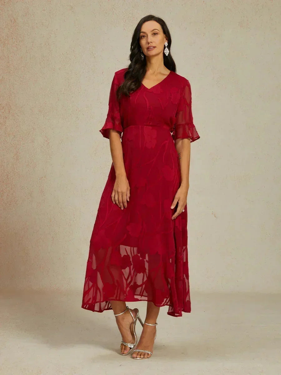 Maxi Dresses Made of Lace with Edges