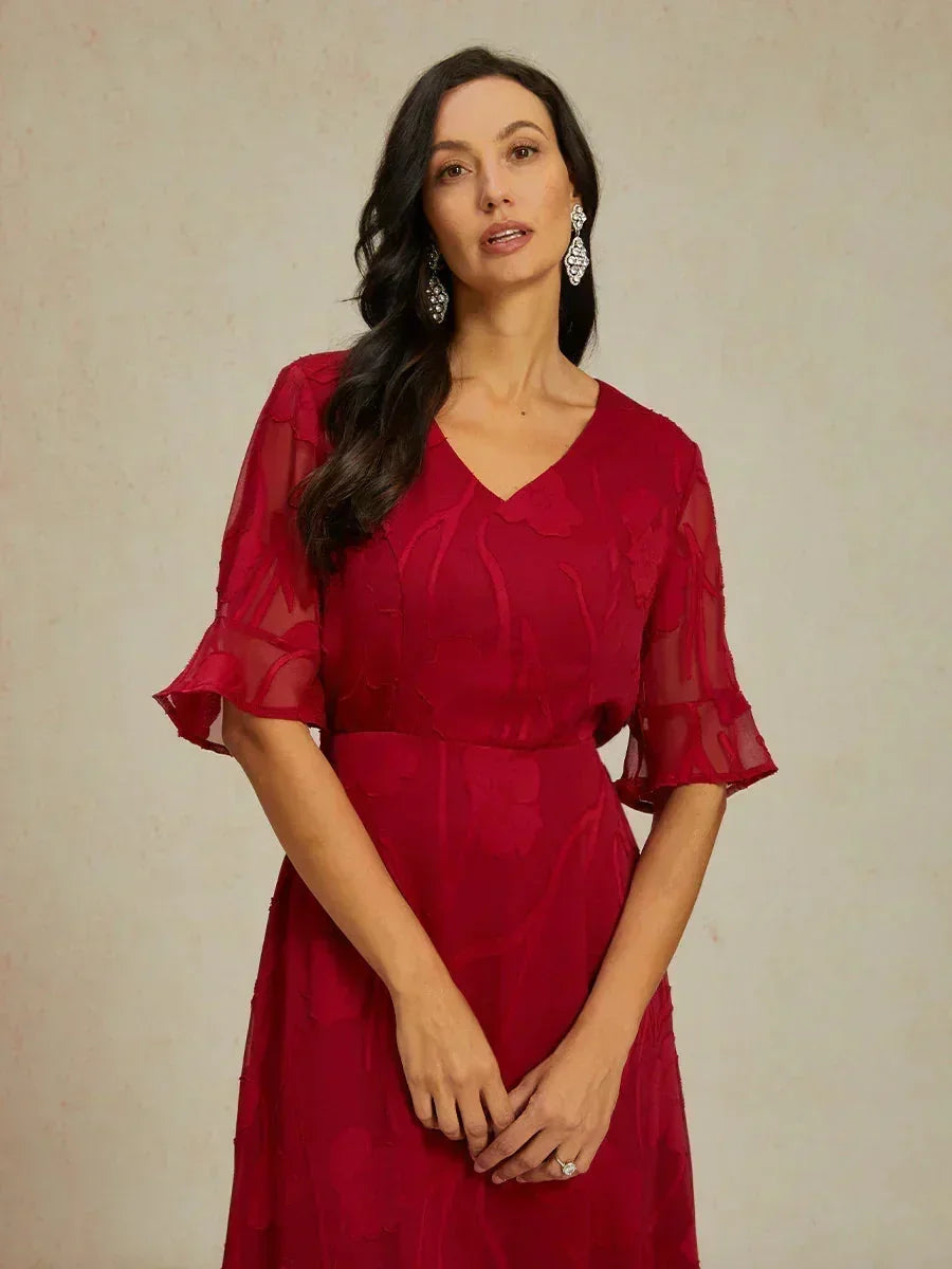 Maxi Dresses Made of Lace with Edges