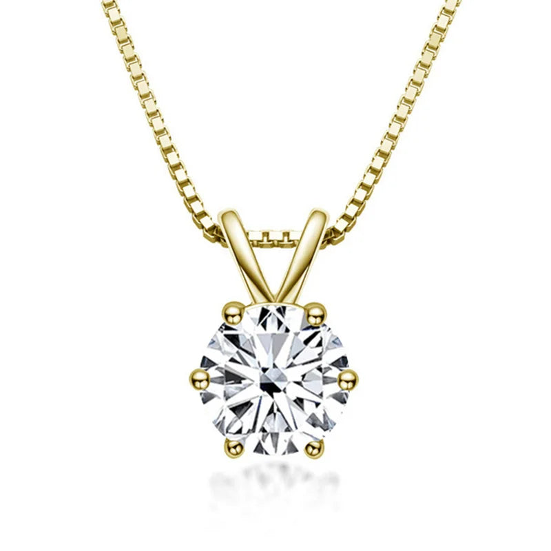 Elegant Solitaire Ring with Moissanite