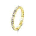 Minimalist Illuminated Eternity Ring
