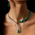 Pendant with Green Crystal