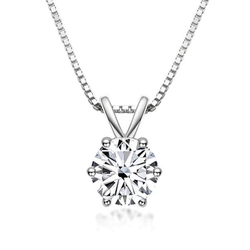 Elegant Solitaire Ring with Moissanite