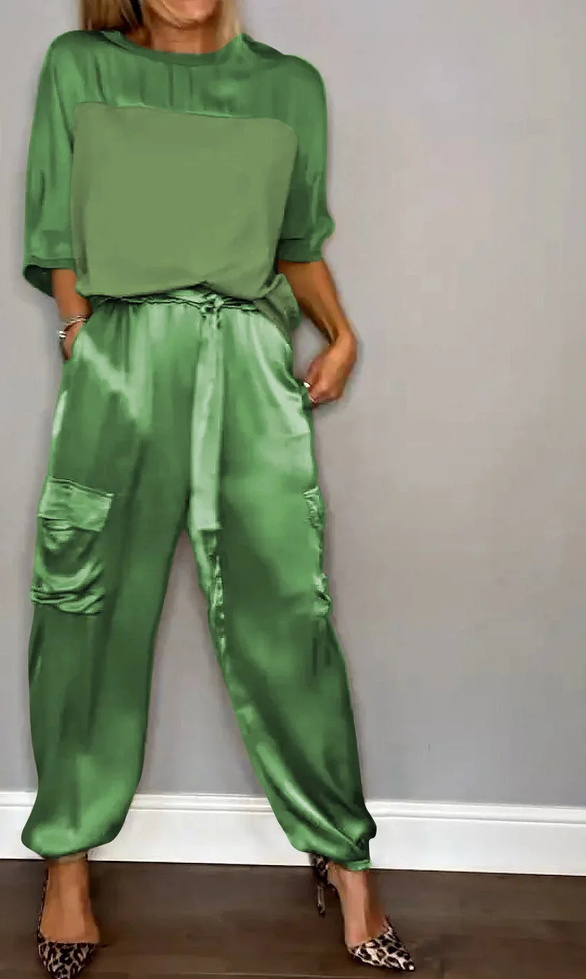 Avriel | Flowing and Luxurious Two-Piece Set