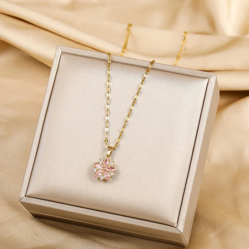 Kolia Sakura Rose Romantic Stainless Steel