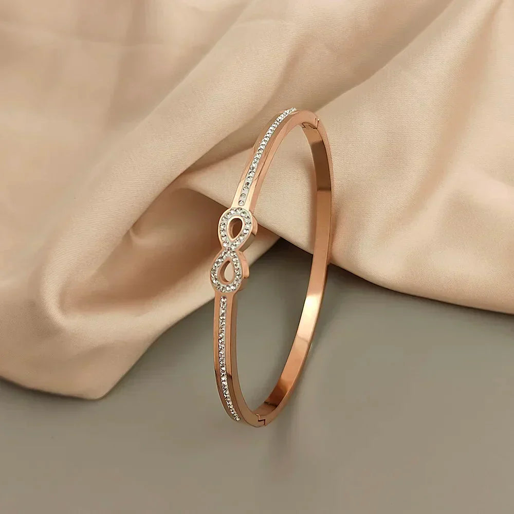 Infinity Cuff Bracelet with Exclusive Crystals
