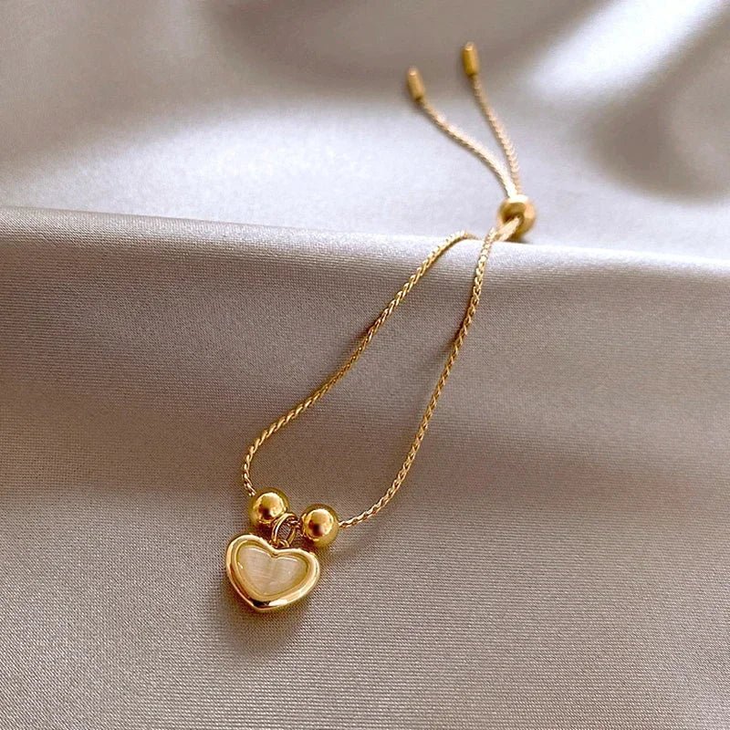 Pichi Heart Bracelet in Gold Work