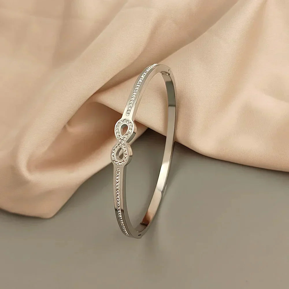 Infinity Cuff Bracelet with Exclusive Crystals