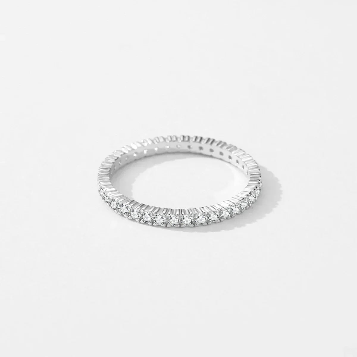 Minimalist Illuminated Eternity Ring