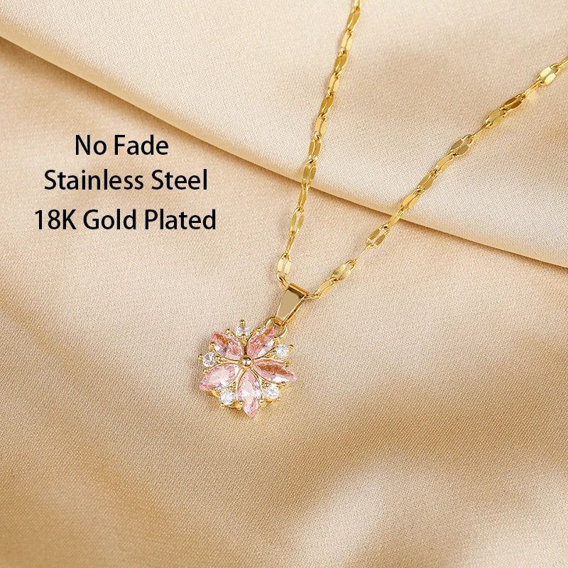 Kolia Sakura Rose Romantic Stainless Steel