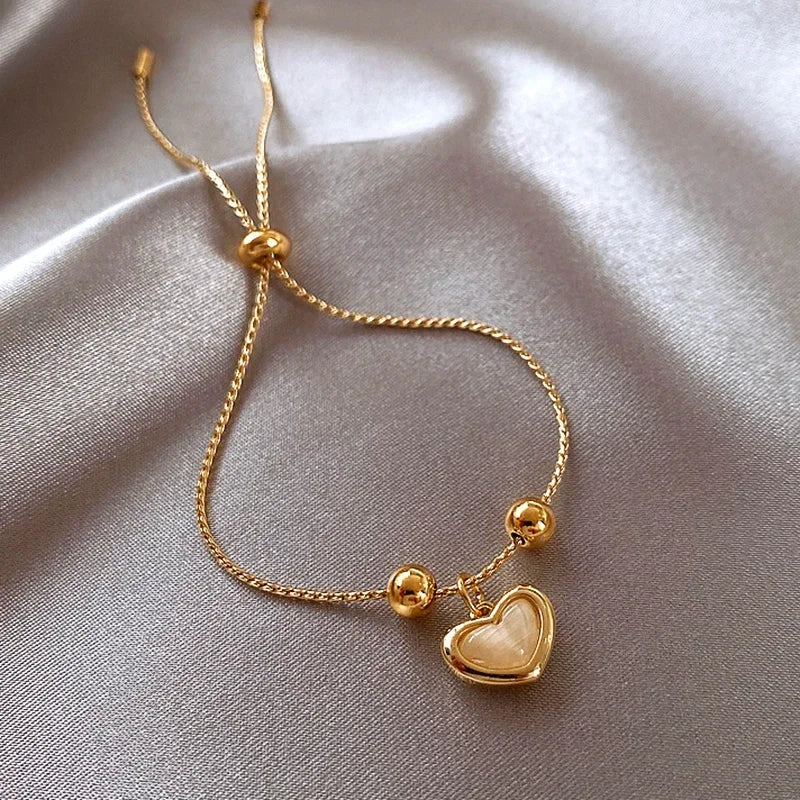 Pichi Heart Bracelet in Gold Work
