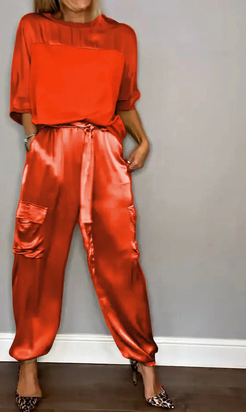 Avi real | Flowing Two-Piece Coordinate of Luxury