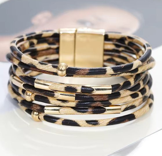Wide Multi-Layer Bracelet