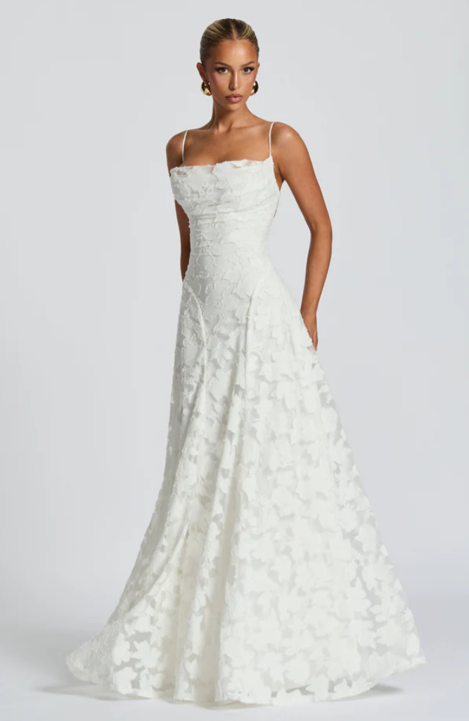 Sophia | Elegant Maxi Dress with Lace