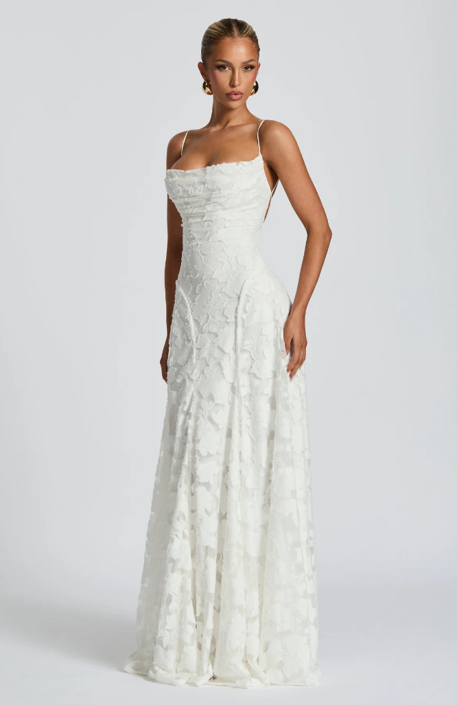 Sophia | Elegant Maxi Dress with Lace