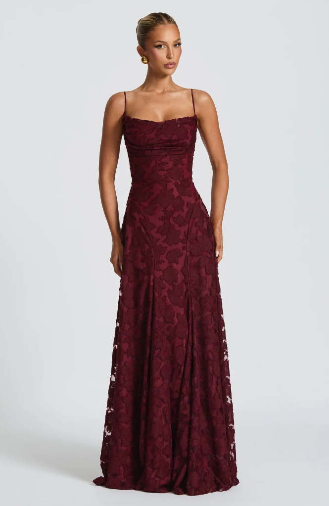 Sophia | Elegant Maxi Dress with Lace